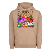 Pigment Burro happy hallothanksmas dinosaur Urban Hoodie - texasbilliewilder