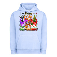 Pigment Grape Ice happy hallothanksmas dinosaur Urban Hoodie - texasbilliewilder