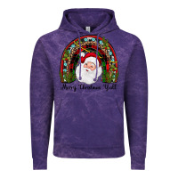 Cloud Purple merry christmas y'all rainbow Vintage Hoodie - JahusDesignShop