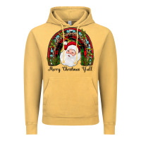 Merry Christmas Y'all Rainbow Vintage Hoodie | Teevron