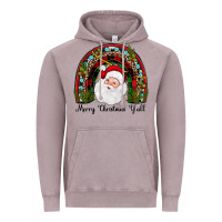 Vintage Zinc merry christmas y'all rainbow Vintage Hoodie - JahusDesignShop