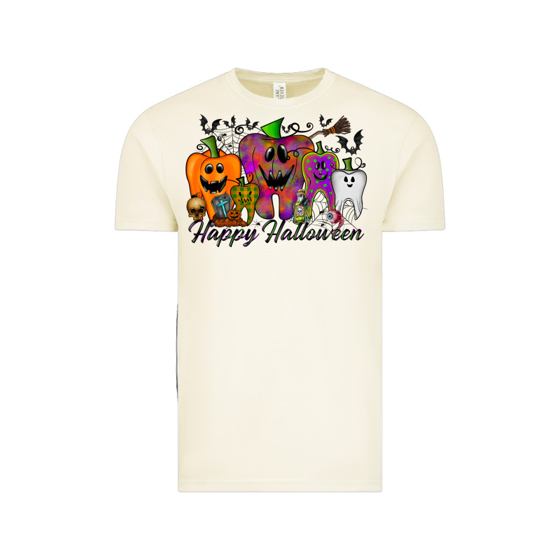 Happy Halloween Tooth Vintage Tee by RacoonDesign | Teevron