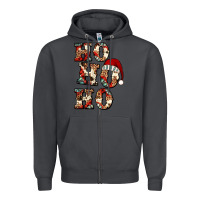 Smoke ho ho ho western christmas Zipper Hoodie - Jasminsmagicworld