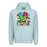 Blue Mist different is beautiful Premium Hoodie - Artiststas