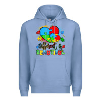 Colony Blue different is beautiful Premium Hoodie - Artiststas
