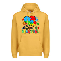 Mustard different is beautiful Premium Hoodie - Artiststas