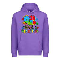 Purple different is beautiful Premium Hoodie - Artiststas