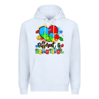 White different is beautiful Premium Hoodie - Artiststas