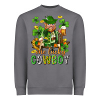 Storm One lucky cowboy with st. patricks elf Heavyweight Sweatshirt - Neo Western