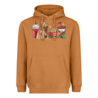 Meerkat christmas tree cake and coffee cups Heavyweight Hoodie - MaliasSmallBusiness