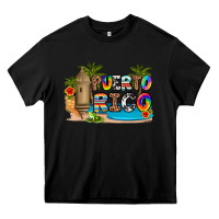 Black puerto rico Heavy Core Tee - Artiststas