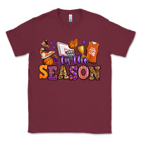 Burgundy tis the season basketball Classic Tee - Jasminsmagicworld