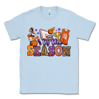 Dusty Blue tis the season basketball Classic Tee - Jasminsmagicworld