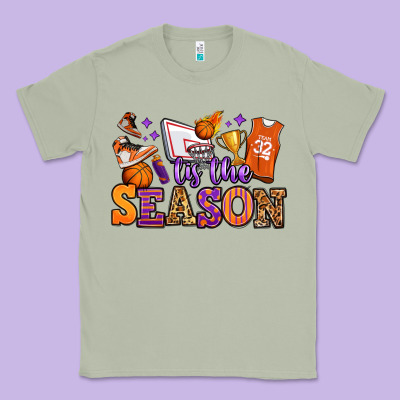 Tis The Season Basketball Classic Tee Designed By Jasminsmagicworld