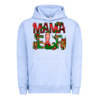 Pigment Grape Ice Christmas Mama Elf Urban Hoodie - NancyCooperArtShop