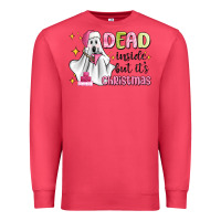 Cardinal dead inside but it's christmas Premium Sweatshirt - MaliasSmallBusiness