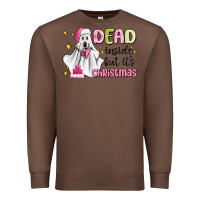 Chestnut dead inside but it's christmas Premium Sweatshirt - MaliasSmallBusiness