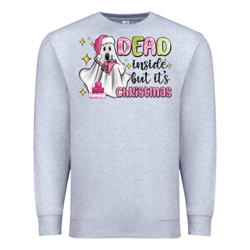 Dead Inside But It's Christmas Premium Sweatshirt by MaliasSmallBusiness | Teevron