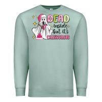 Seafoam dead inside but it's christmas Premium Sweatshirt - MaliasSmallBusiness