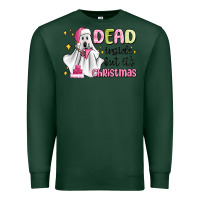 Sports Green dead inside but it's christmas Premium Sweatshirt - MaliasSmallBusiness