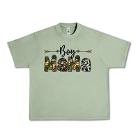 Oil Green boy mama Urban Heavy Tee - CowhideDigitalArt