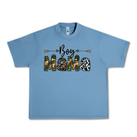 Pebble Blue boy mama Urban Heavy Tee - CowhideDigitalArt