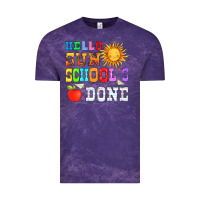 Cloud Purple hello sun schools done Vintage Tee - HRA Design Shop
