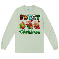 Matcha sweet Christmas with cupcake Long Sleeve Tee - AdoDesignShop