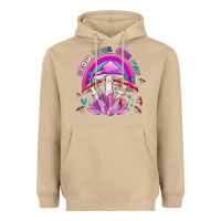Mushroom grow your own way crystal and mushroom Heavyweight Hoodie - MaliasSmallBusiness