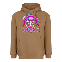 Toasted Coconut grow your own way crystal and mushroom Heavyweight Hoodie - MaliasSmallBusiness