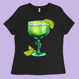 Mexican Margarita Ladies Tee Designed By Adodesignshop