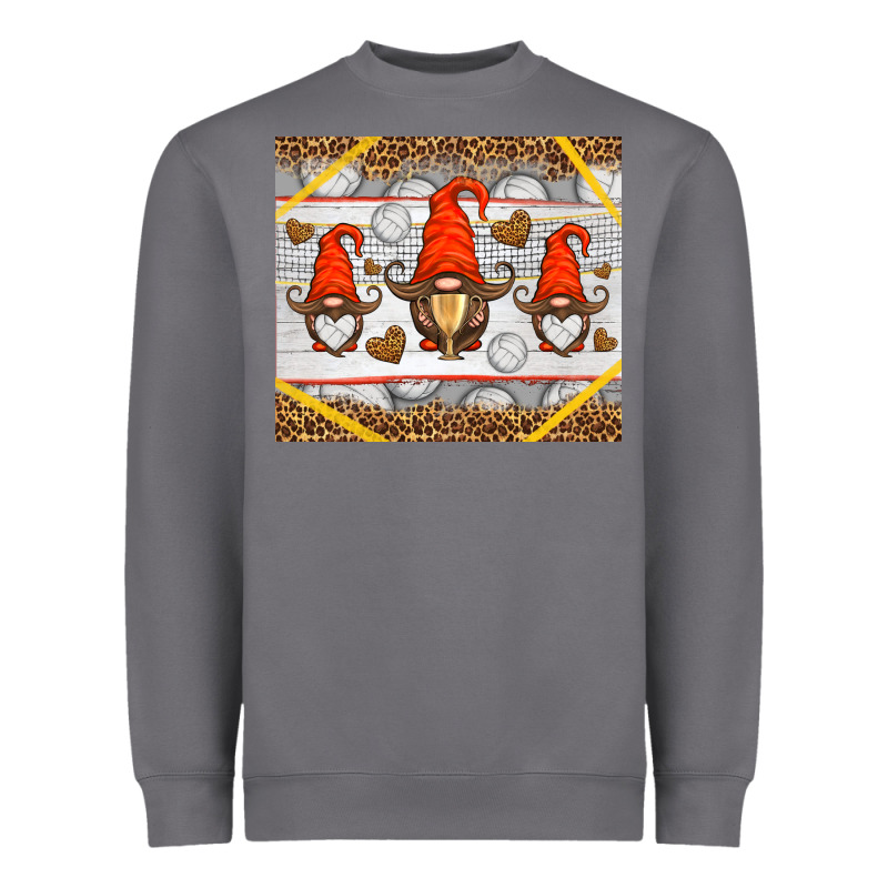 Western Volleyball Gnome Heavyweight Sweatshirt by HRA Design Shop | Teevron
