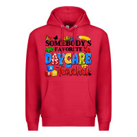 Cardinal somebody's favorite daycare teacher Premium Hoodie - Artiststas