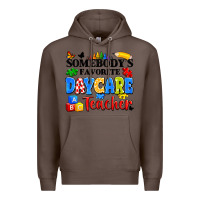 Coffee somebody's favorite daycare teacher Premium Hoodie - Artiststas