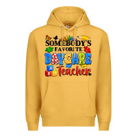 Mustard somebody's favorite daycare teacher Premium Hoodie - Artiststas