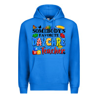 True Royal somebody's favorite daycare teacher Premium Hoodie - Artiststas