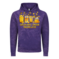 Cloud Purple Childhood Cancer Awareness Coffee Cups Vintage Hoodie - texasbilliewilder