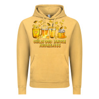 Vintage Mustard Childhood Cancer Awareness Coffee Cups Vintage Hoodie - texasbilliewilder