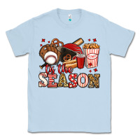 Dusty Blue tis the season baseball Classic Tee - Jasminsmagicworld