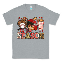 Heather Grey tis the season baseball Classic Tee - Jasminsmagicworld