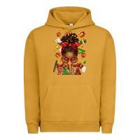 Pigment Peanut Butter santa's favorite para afro messy bun Urban Hoodie - texasbilliewilder