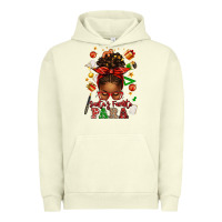 Pigment Pistachio santa's favorite para afro messy bun Urban Hoodie - texasbilliewilder