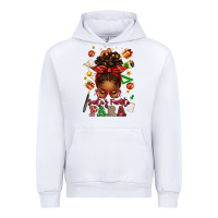 White santa's favorite para afro messy bun Urban Hoodie - texasbilliewilder