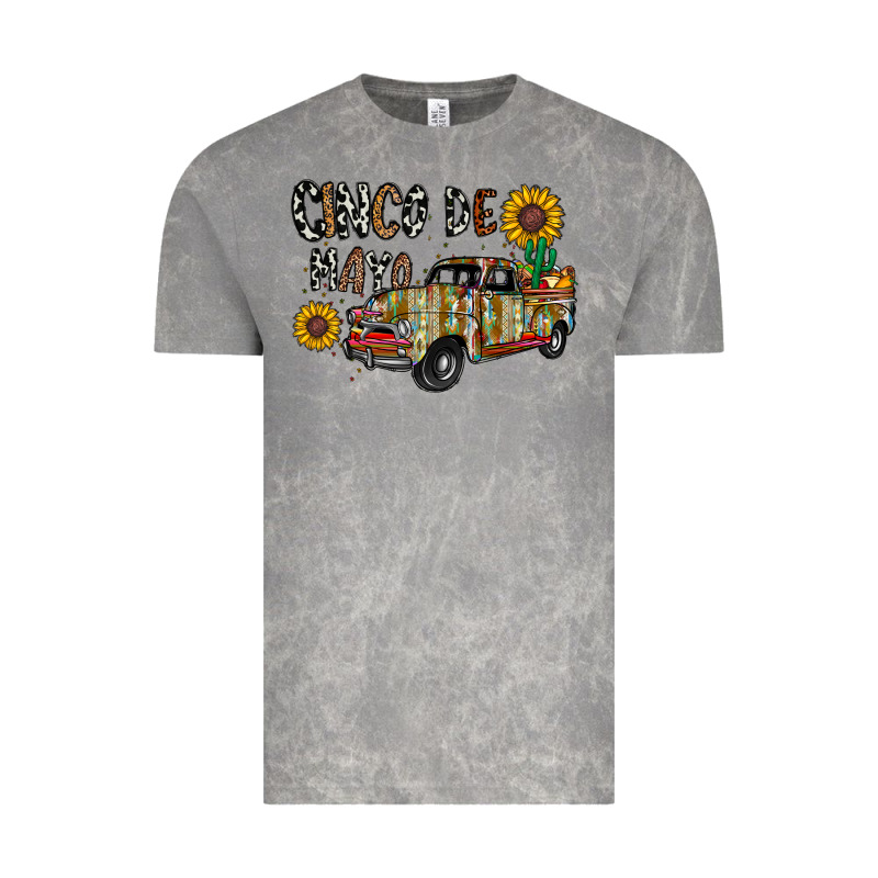 Cinco De Mayo Truck Vintage Tee by CowhideDigitalArt | Teevron