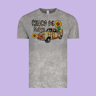 Cinco De Mayo Truck Vintage Tee Designed By Cowhidedigitalart