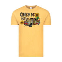 Vintage Mustard cinco de mayo truck Vintage Tee - CowhideDigitalArt