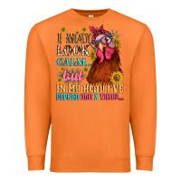 Carrot i may look calm but in my head i pecked you three Premium Sweatshirt - NancyCooperArtShop