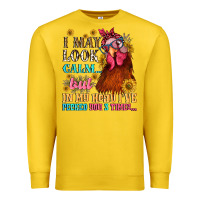 Lemon i may look calm but in my head i pecked you three Premium Sweatshirt - NancyCooperArtShop