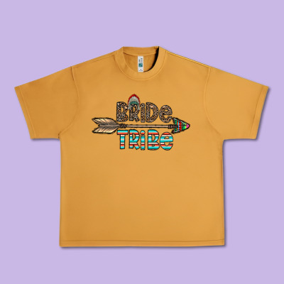 Bride Tribe Urban Heavy Tee Designed By Cowhidedigitalart