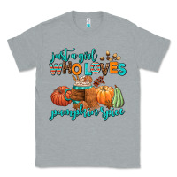 Heather Grey just a girl who loves pumpkin spice Classic Tee - AdoDesignShop